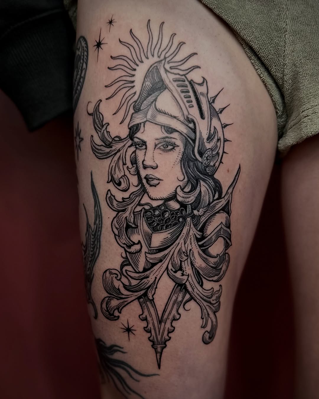 Tattoo by @racheltruskotattoos β black_and_grey, ornamental