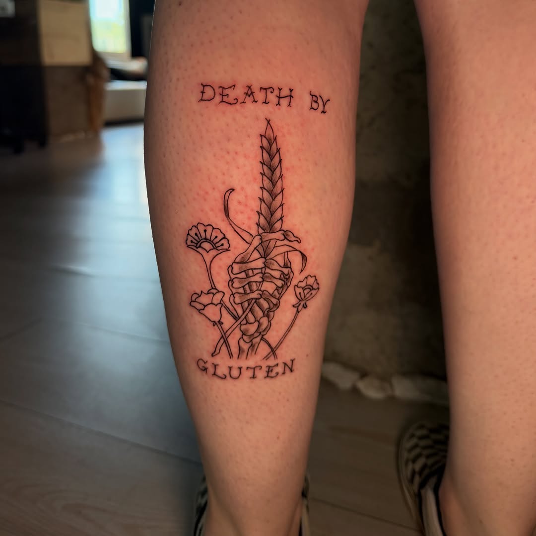 Tattoo by @loaftatts — lettering_script, fine_line