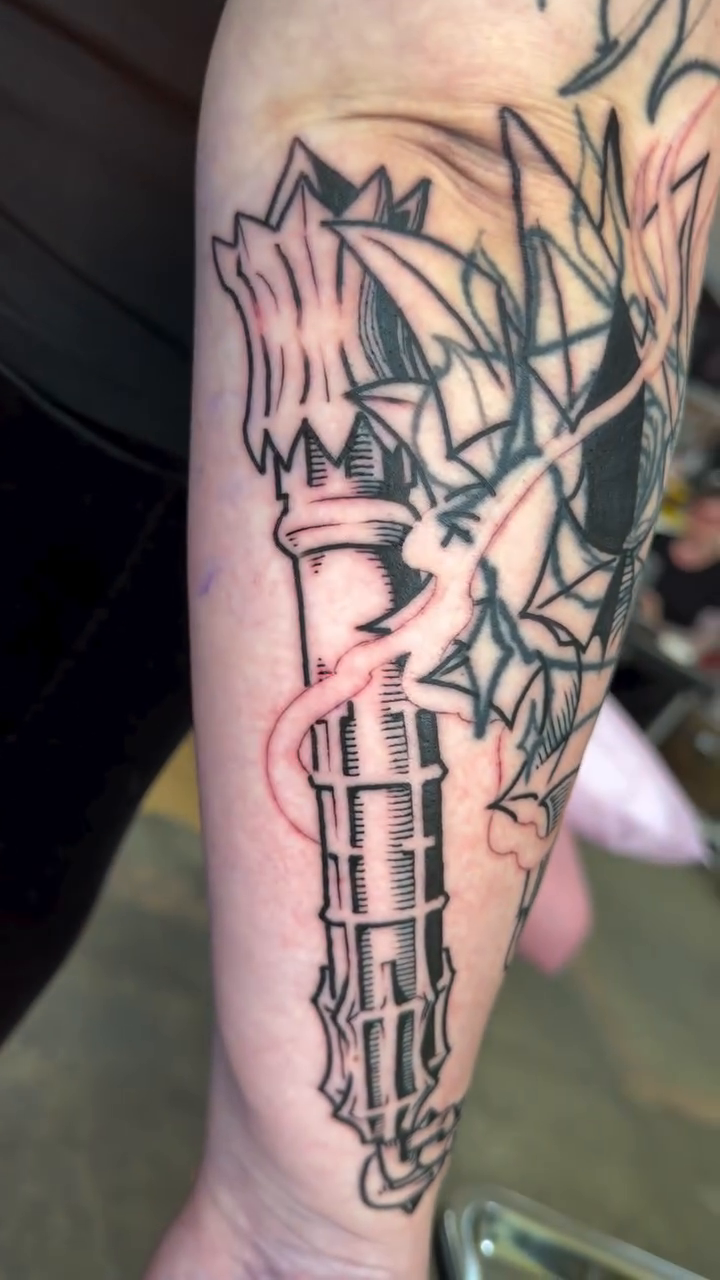 Tattoo by @rev.marc.tattoo — neo_traditional, black_and_grey