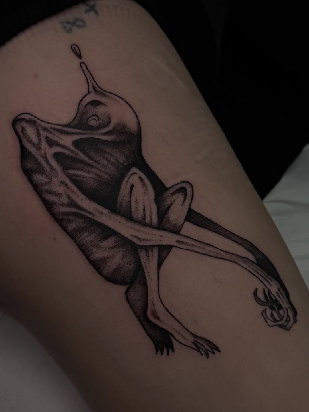 Tattoo by @hexhalle — illustrative, dark_realism