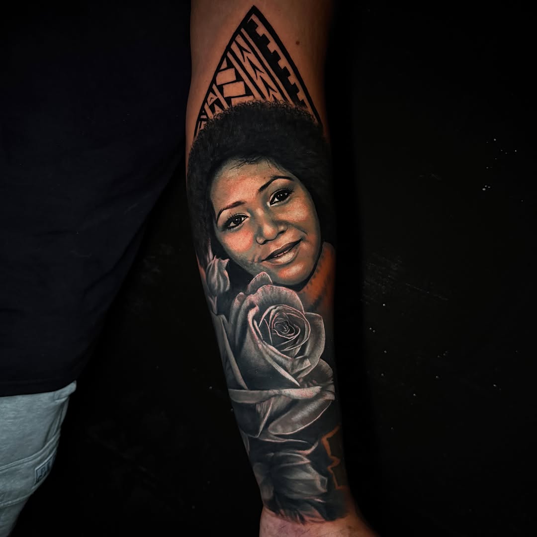 Tattoo by @tylerbowlingtattoos — realism, black_and_grey