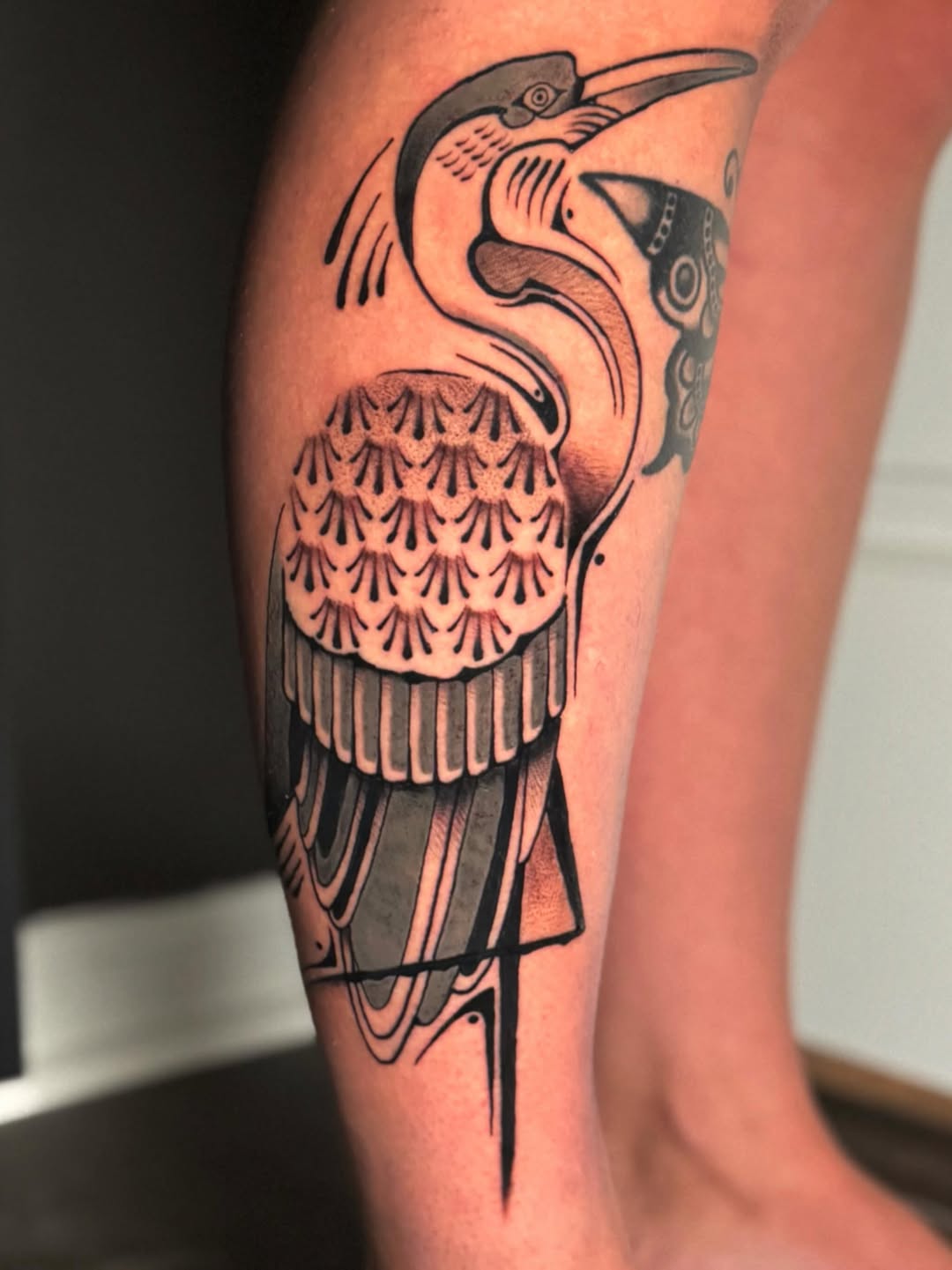 Tattoo by @dylanwalkertattoo — american_traditional, black_and_grey