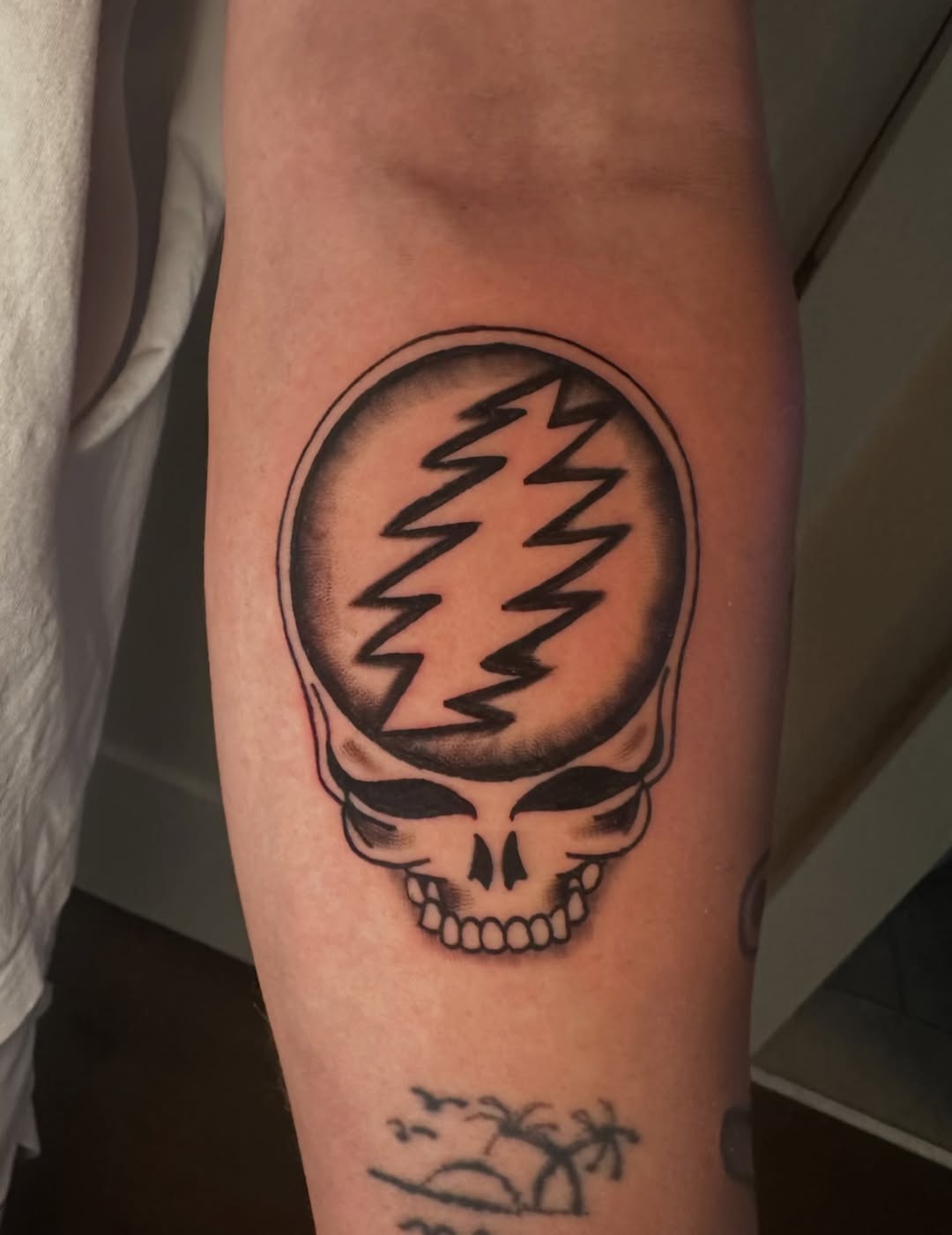 Tattoo by @drewthetattooguy β black_and_grey