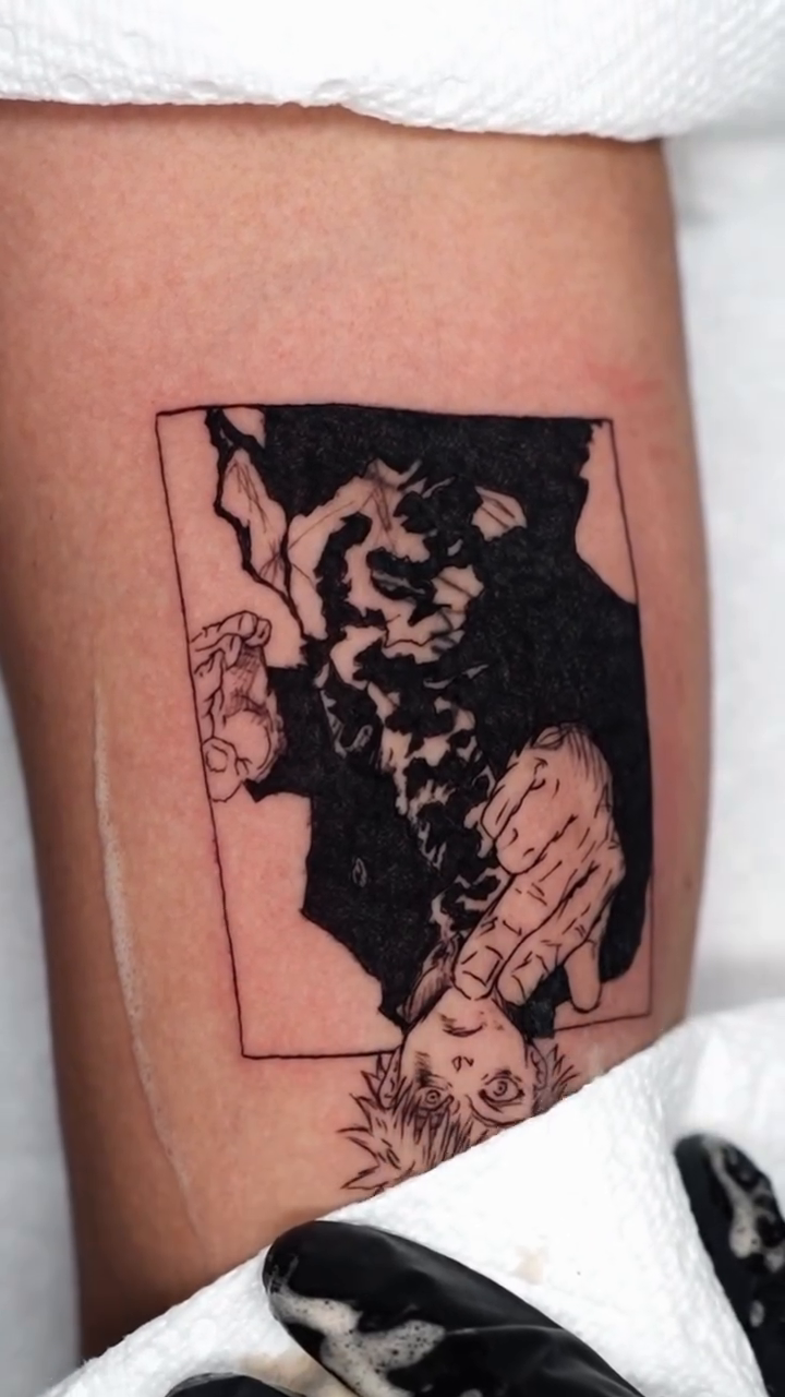 Tattoo by @cante_ink_ — anime