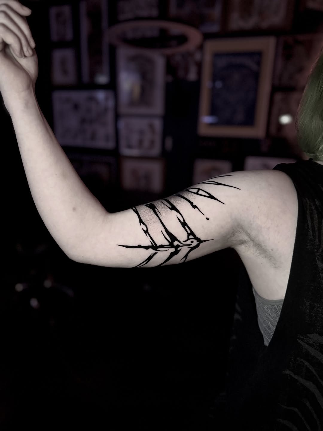 Tattoo by @connellytaittattoo โ blackwork, geometric