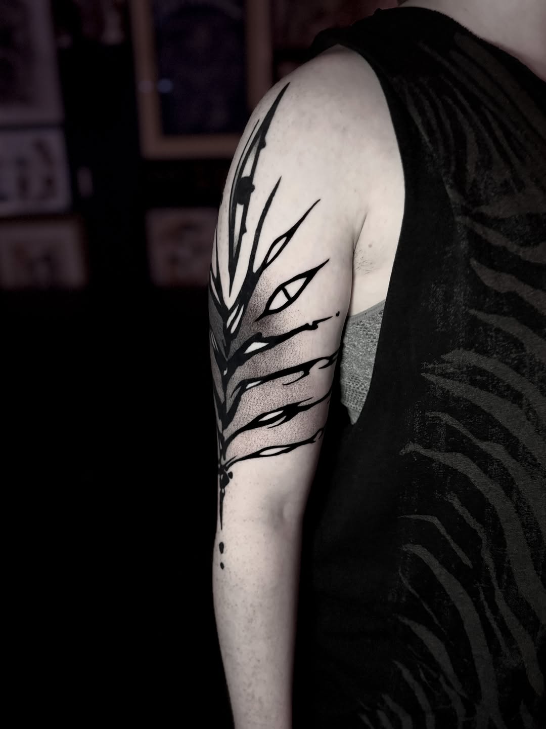Tattoo by @connellytaittattoo โ blackwork, dotwork