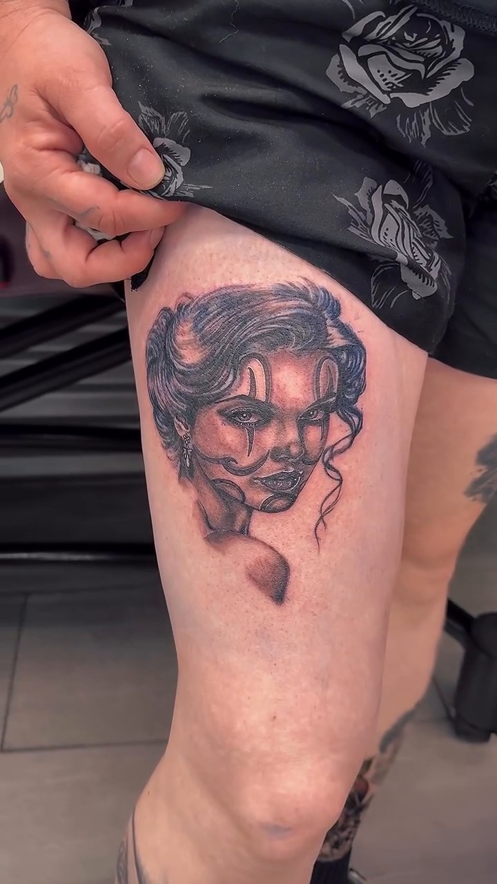 Tattoo by @elpinchechaikotl — realism, black_and_grey