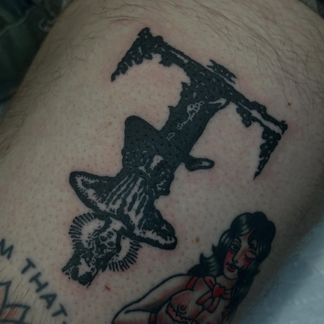 Tattoo by @tattoosbykenzielee β blackwork, trash_polka