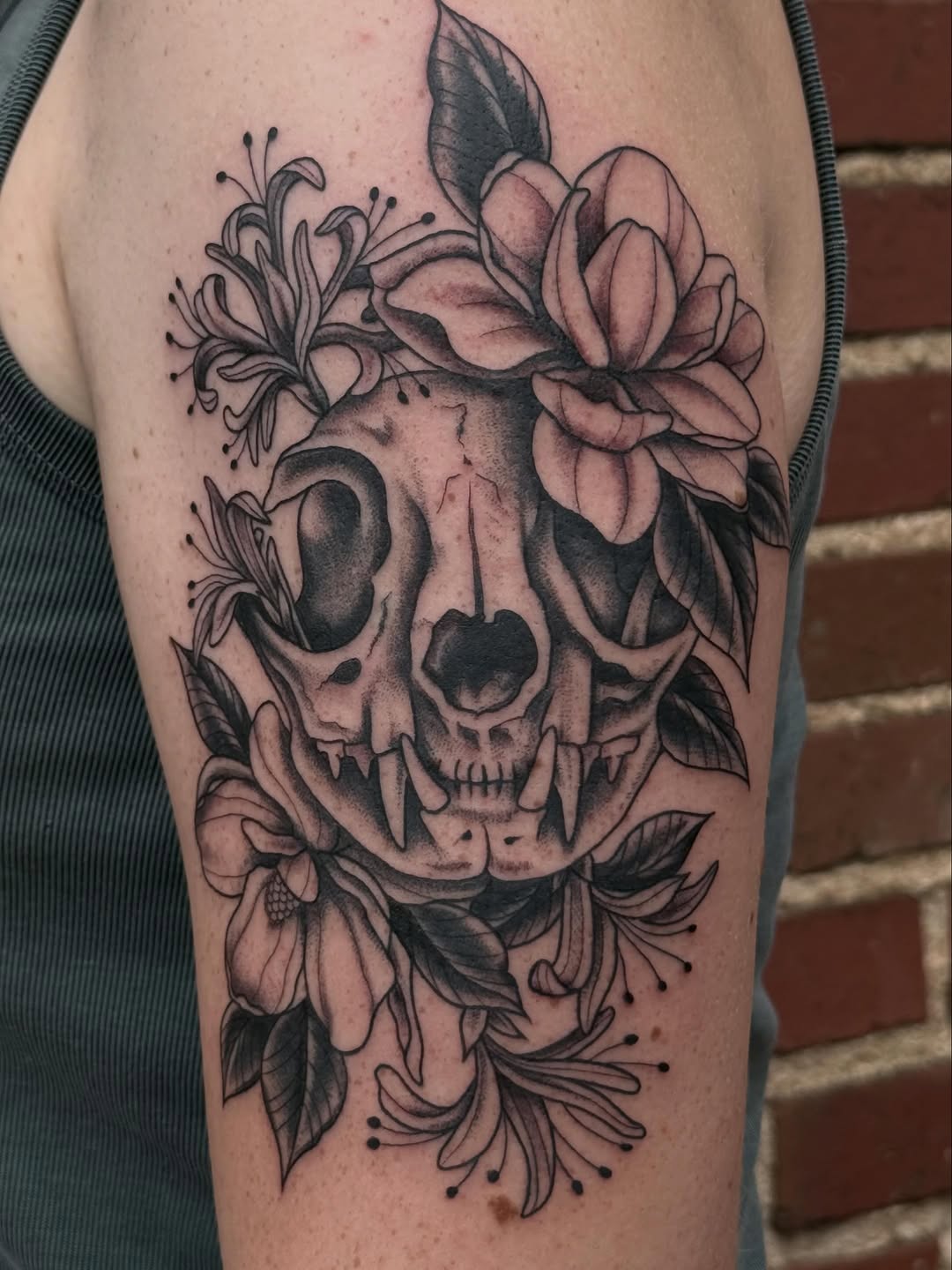 Tattoo by @kieratattoos — black_and_grey, illustrative