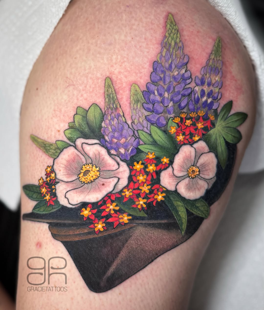 Tattoo by @gracietattoos — realism, color