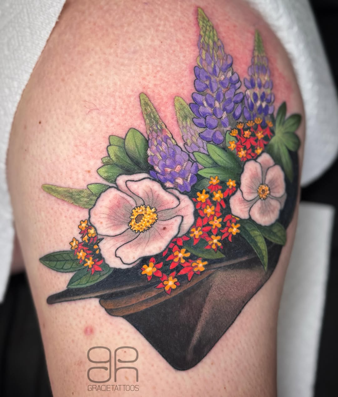 Tattoo by @gracietattoos — realism, fine_line