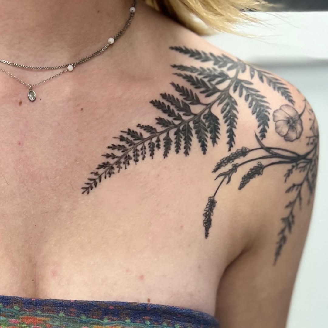 Tattoo by @hvley.ink — fine_line, black_and_grey