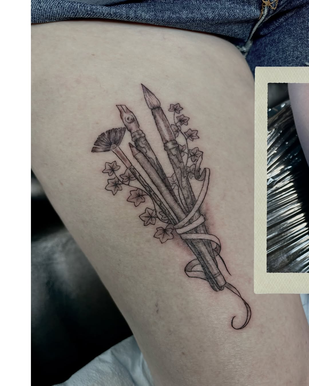 Tattoo by @sagerayink โ fine_line, illustrative