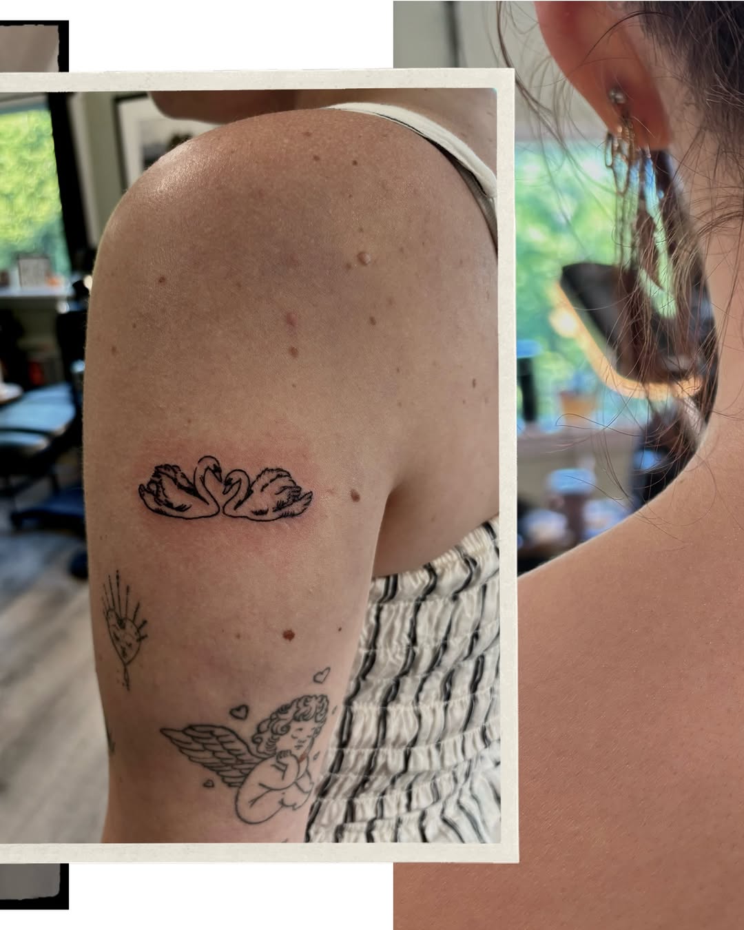 Tattoo by @sagerayink โ fine_line