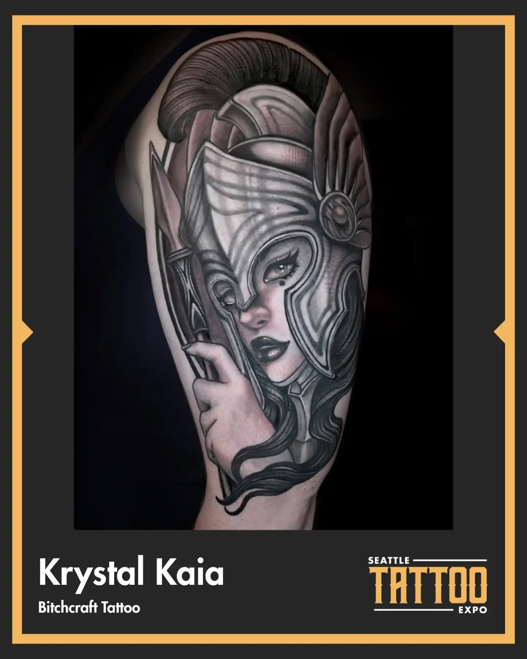 Tattoo by @bitchcraft.tattoo — realism, black_and_grey