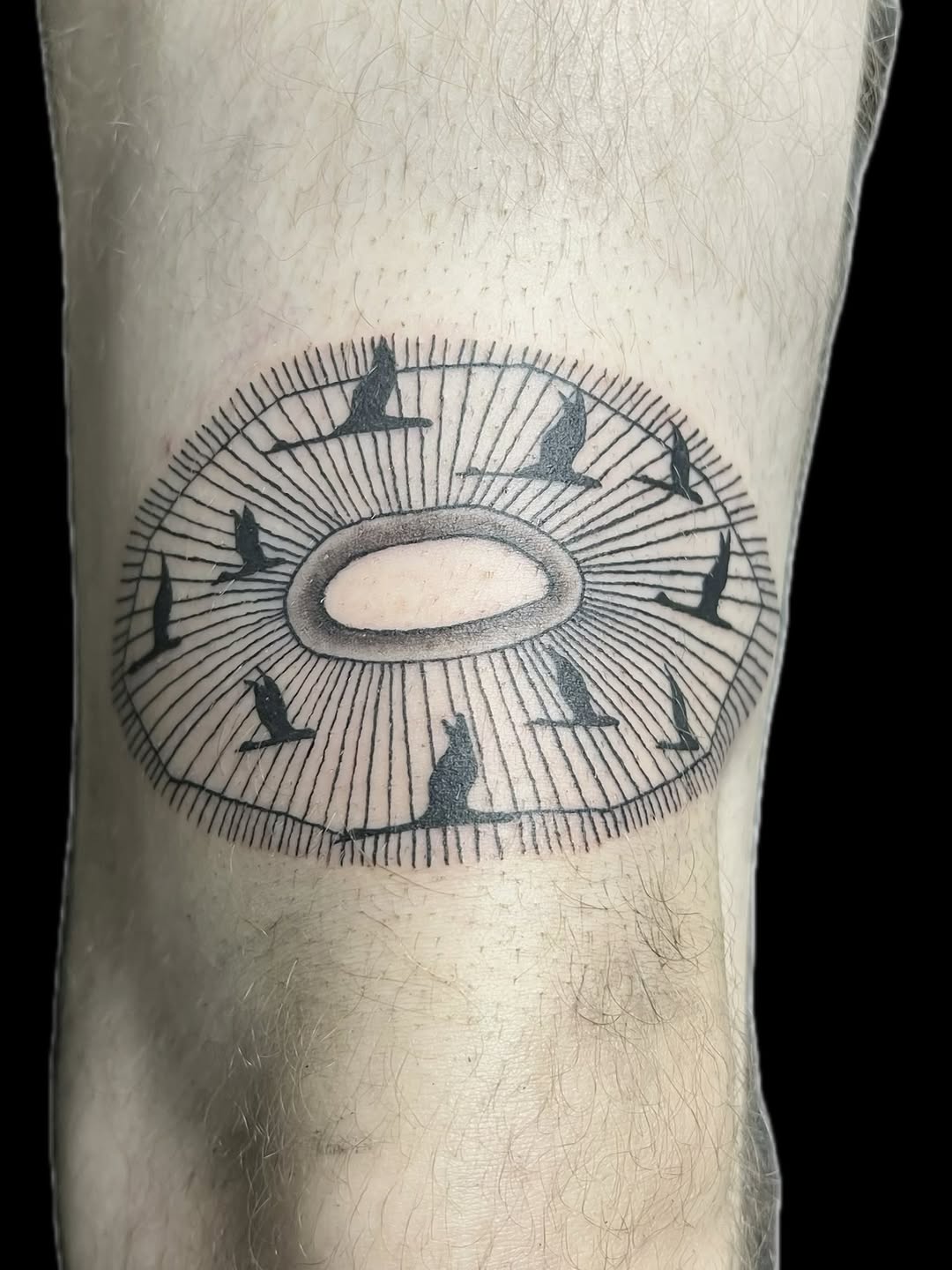 Tattoo by @walrus_milk — black_and_grey, geometric