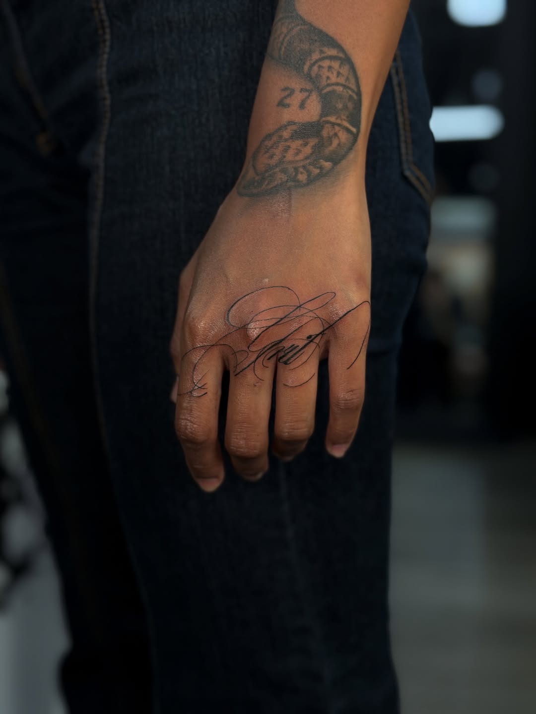 Tattoo by @elijahhco β fine_line, lettering_script