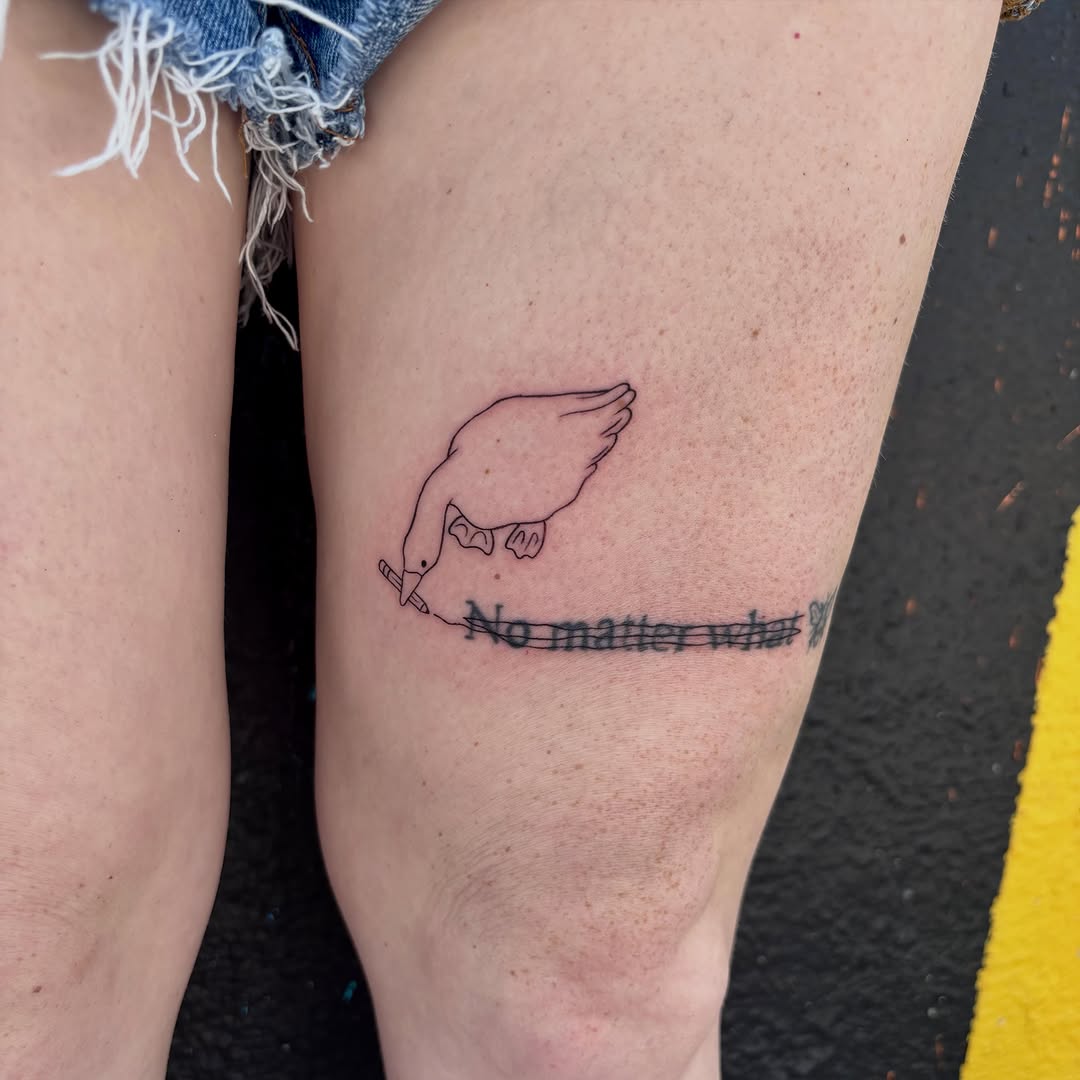 Tattoo by @emmaleighrosetattoos — fine_line, lettering_script