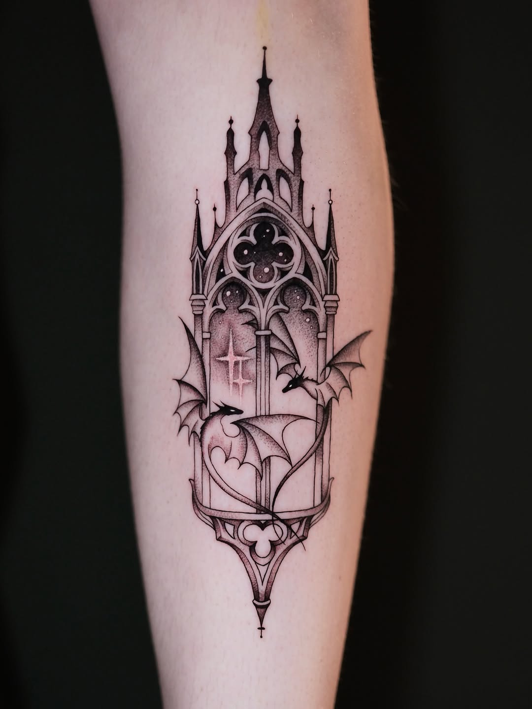 Tattoo by @ivy.k.tattoos โ black_and_grey