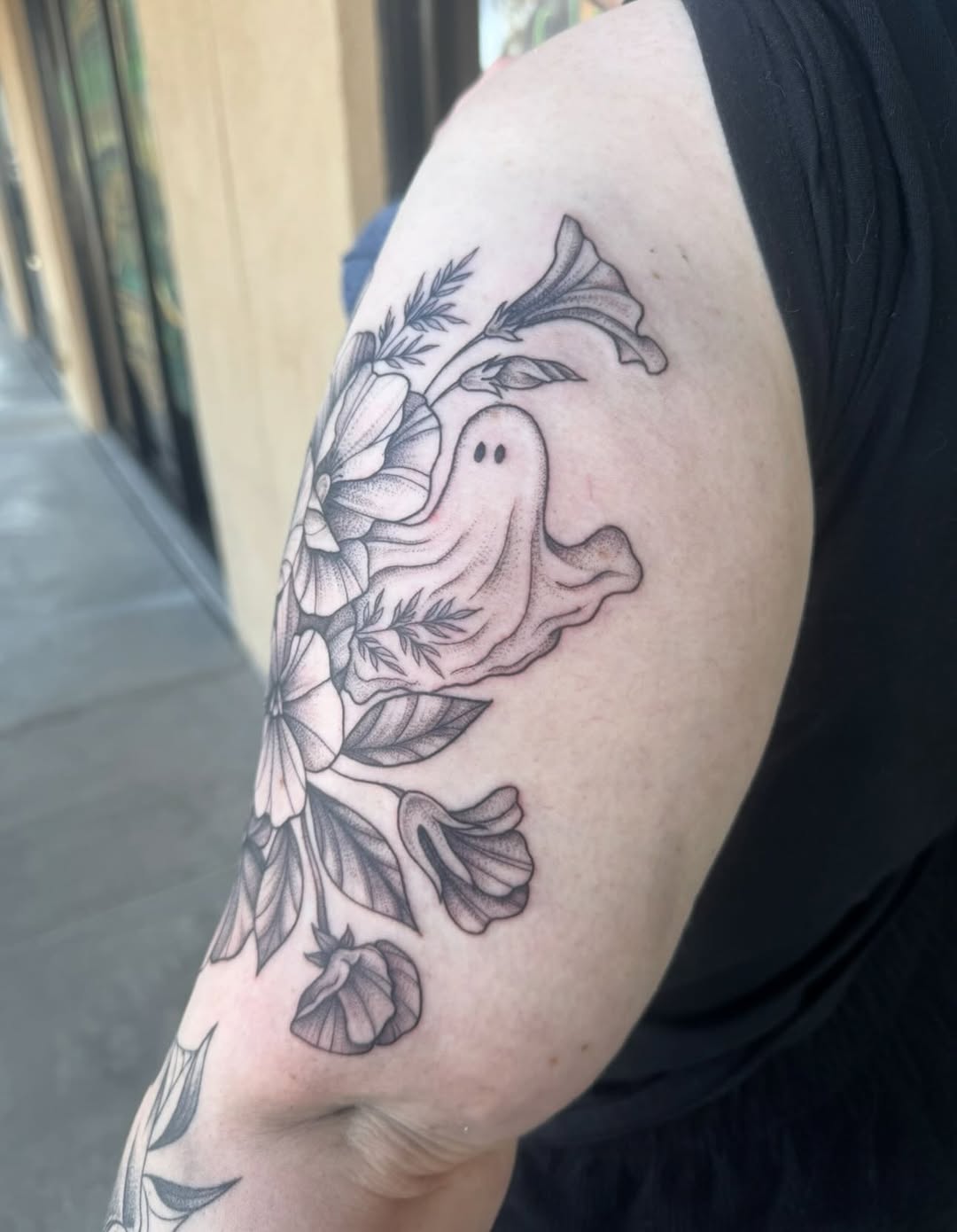 Tattoo by @jianna_tattoos — dotwork