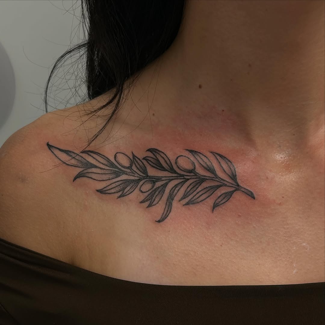 Tattoo by @diamondphoenix_ — fine_line, black_and_grey