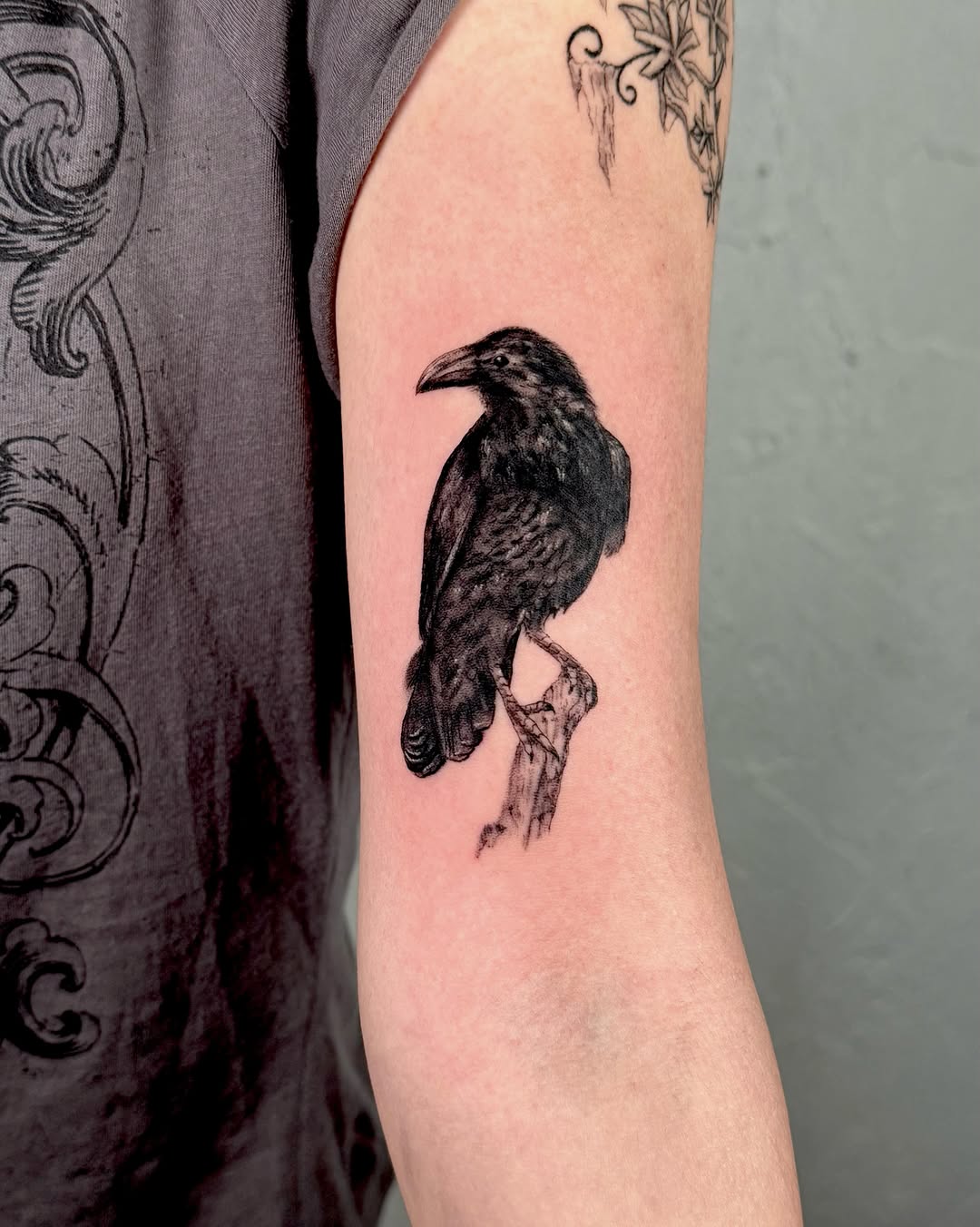 Tattoo by @rickyttattoo — realism, black_and_grey