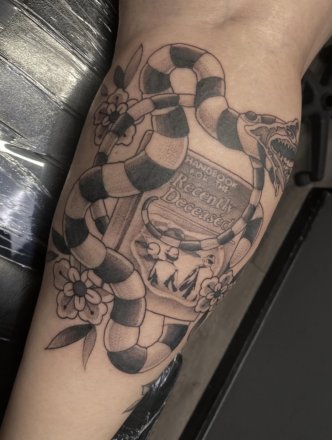 Tattoo by @tattoofiendclub — american_traditional, black_and_grey