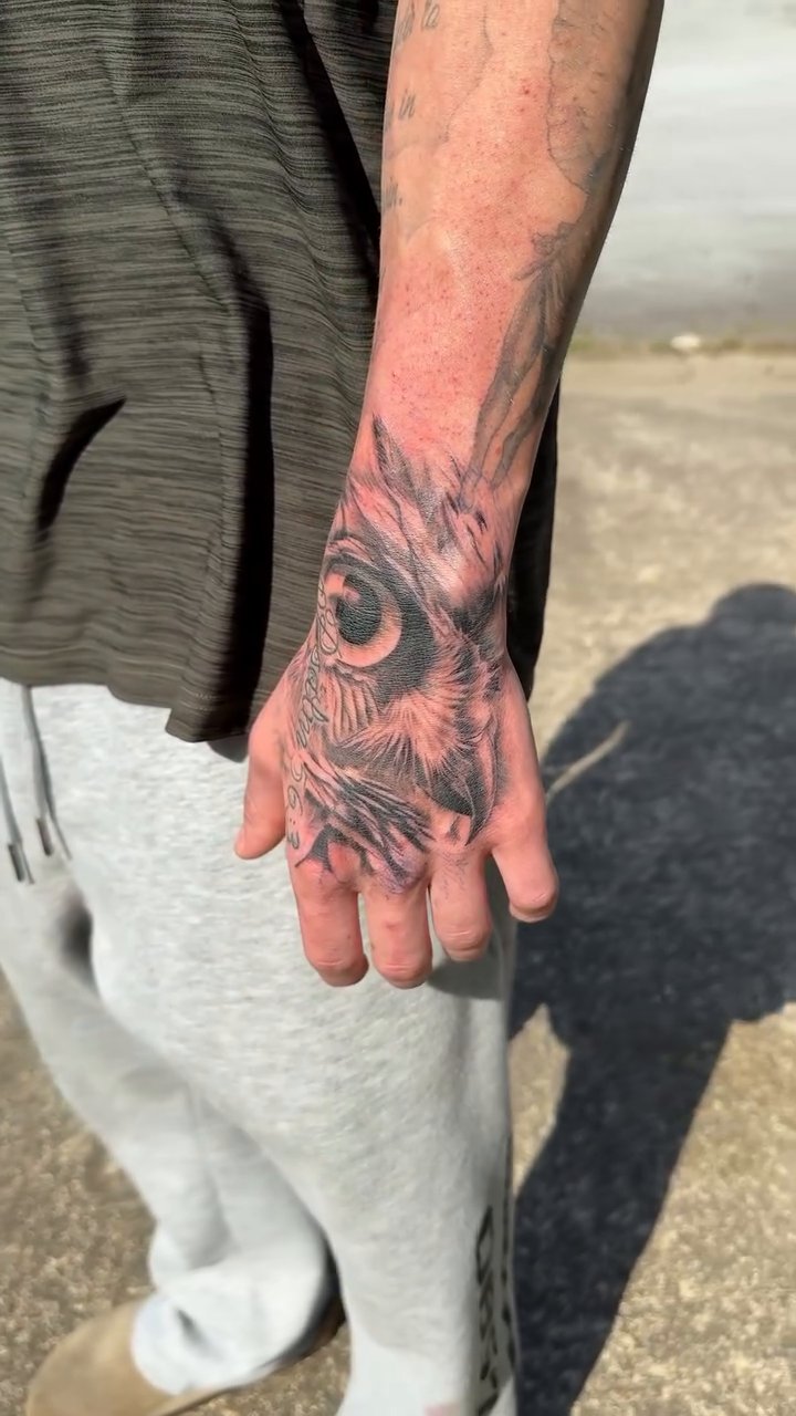 Tattoo by @tatsbyglo — realism, black_and_grey