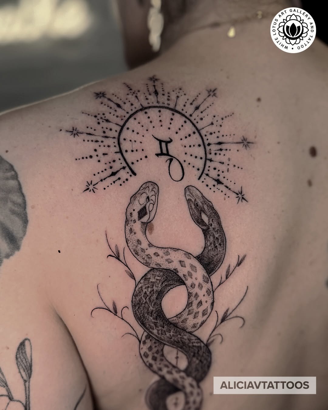Tattoo by @aliciavtattoos — dotwork