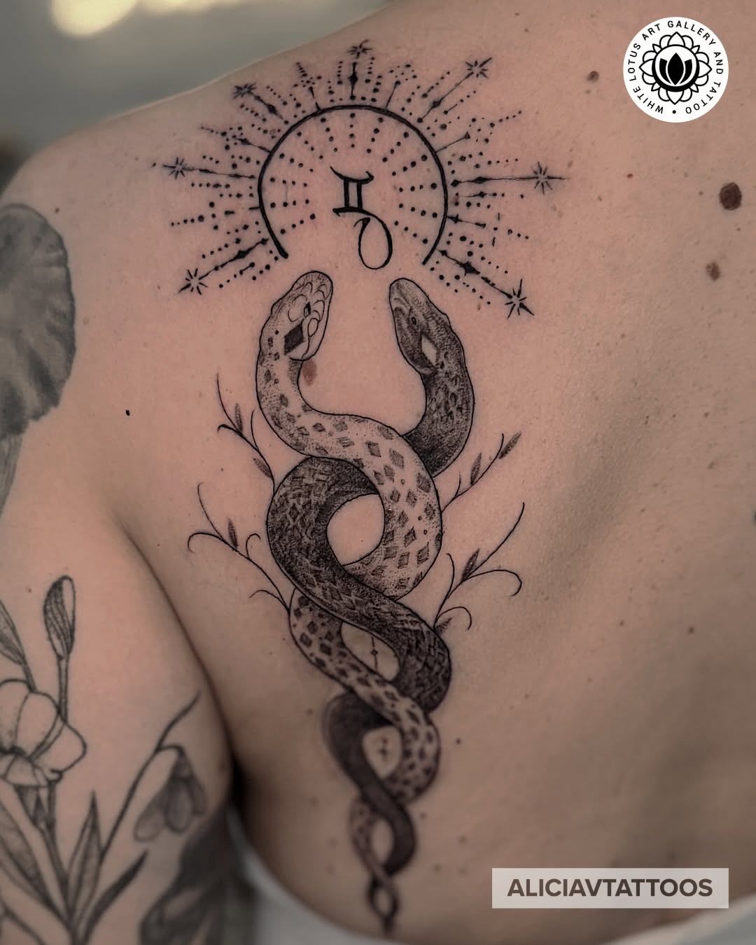 Tattoo by @aliciavtattoos — dotwork