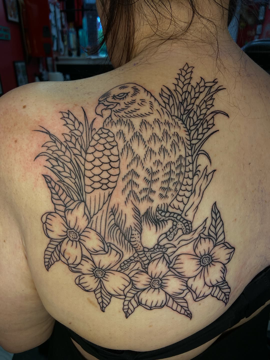 Tattoo by @ryansflashstash — illustrative, black_and_grey