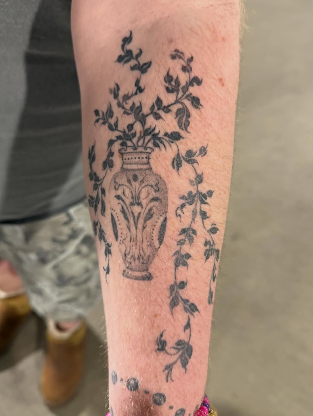 Tattoo by @polarizedbaby — black_and_grey, ornamental