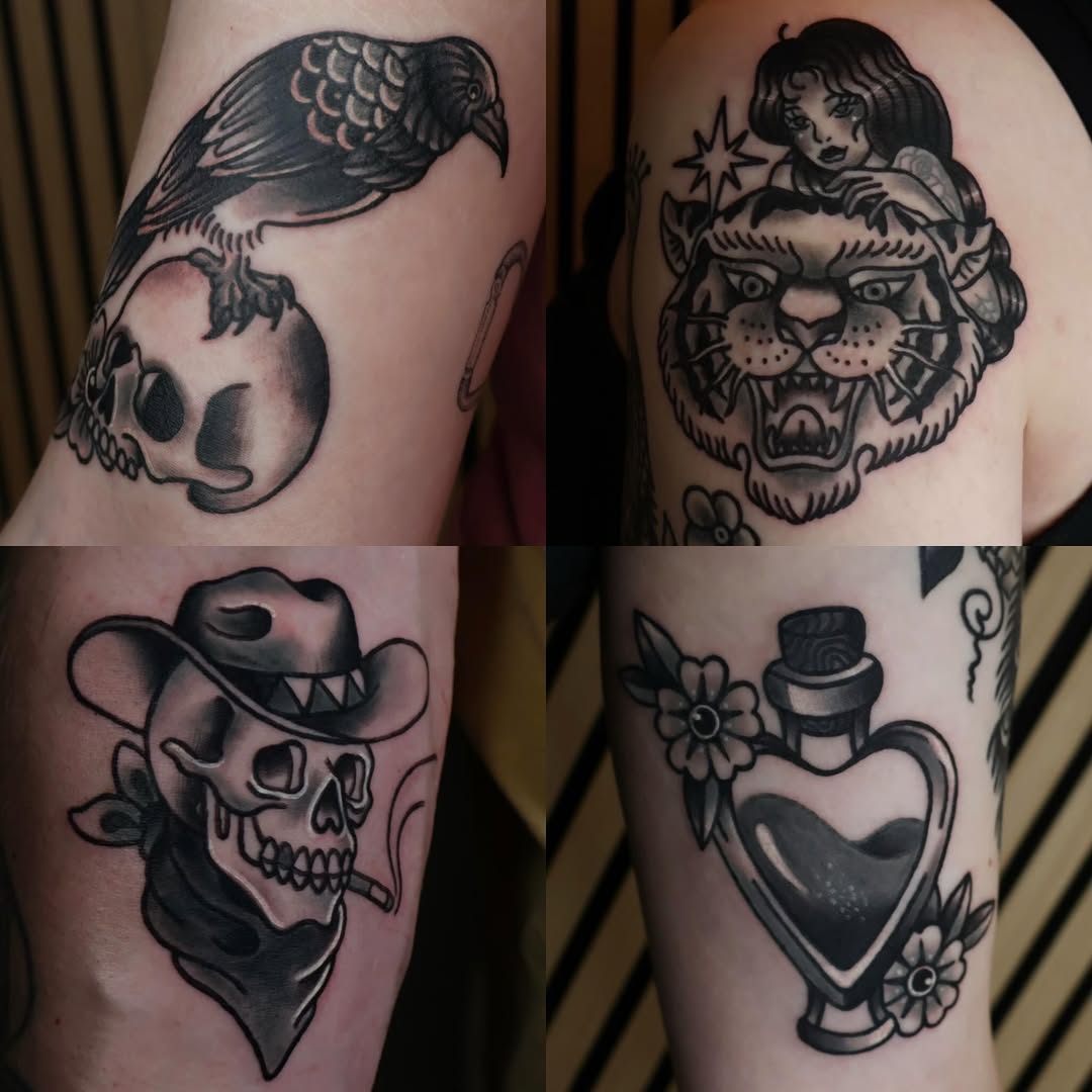 Tattoo by @tt_whitepearl β american_traditional, black_and_grey
