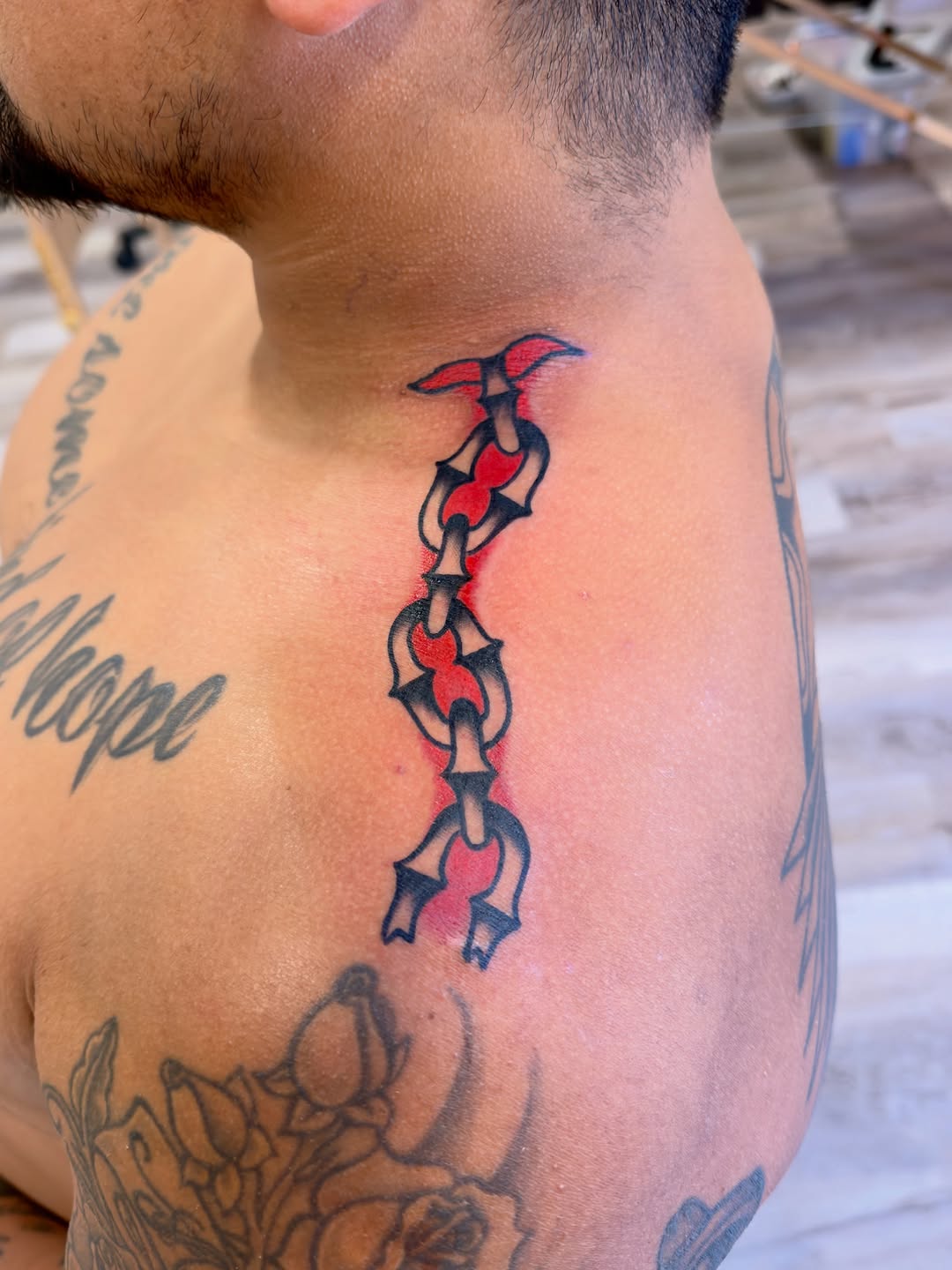 Tattoo by @theehandovchance — american_traditional, illustrative