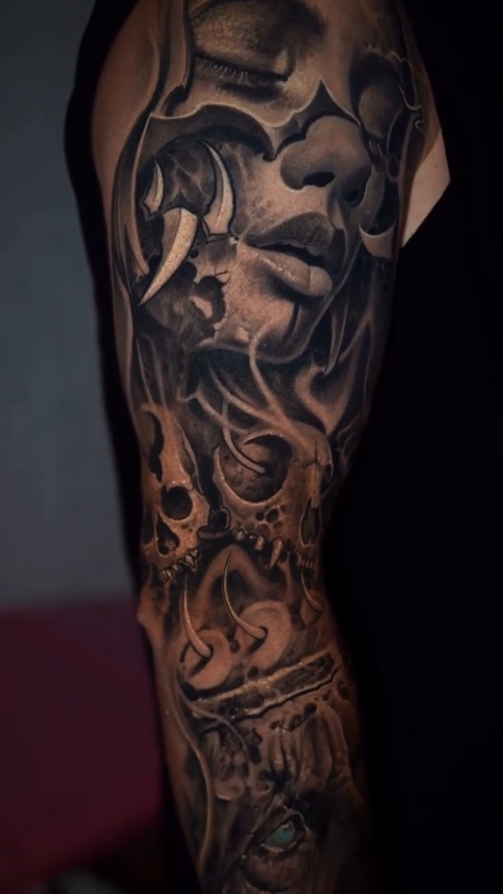 Tattoo by @victorportugal — black_and_grey, realism