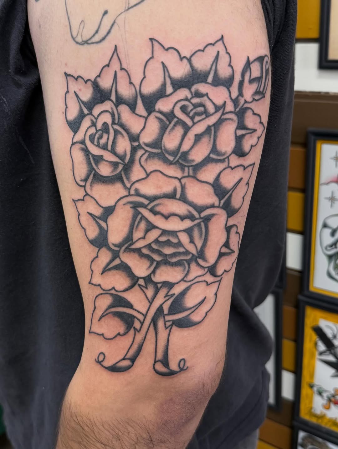 Tattoo by @allie.g.tattoo — american_traditional, black_and_grey