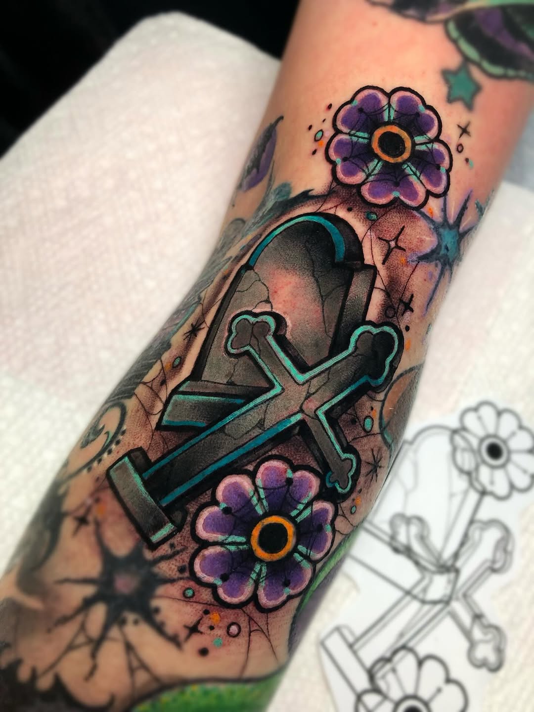 Tattoo by @melissabtattoos — american_traditional, illustrative
