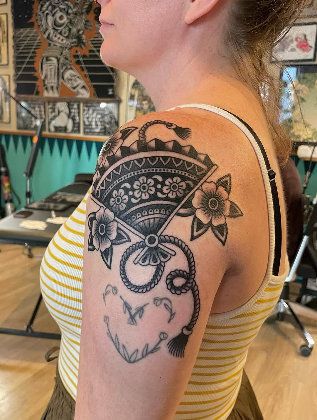 Tattoo by @becca.lerner β american_traditional, black_and_grey