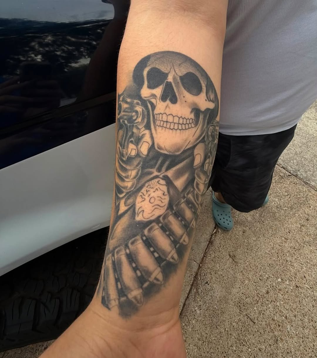 Tattoo by @inkbydevin_ โ black_and_grey