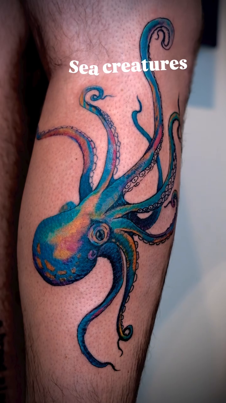Tattoo by @prawnesthertattoo — realism, black_and_grey