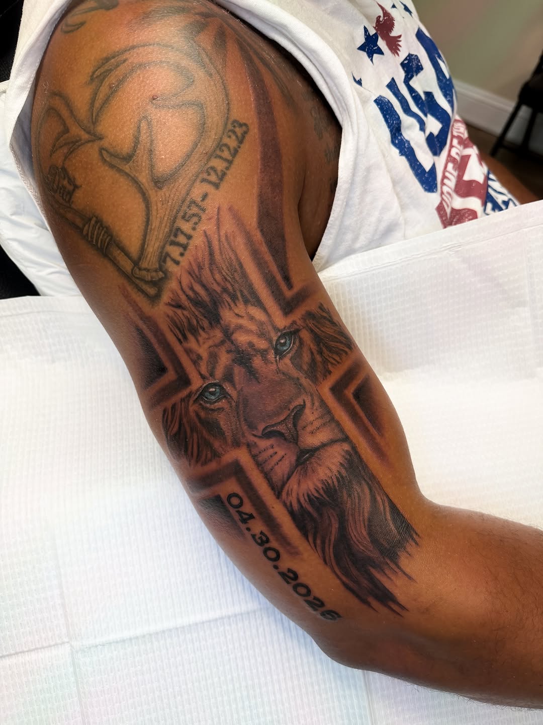 Tattoo by @mckennaskytattoos — realism, black_and_grey