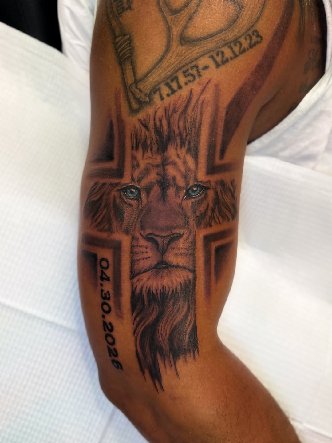 Tattoo by @mckennaskytattoos — realism, black_and_grey