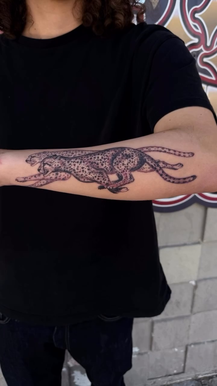 Tattoo by @mighty1one — illustrative, black_and_grey