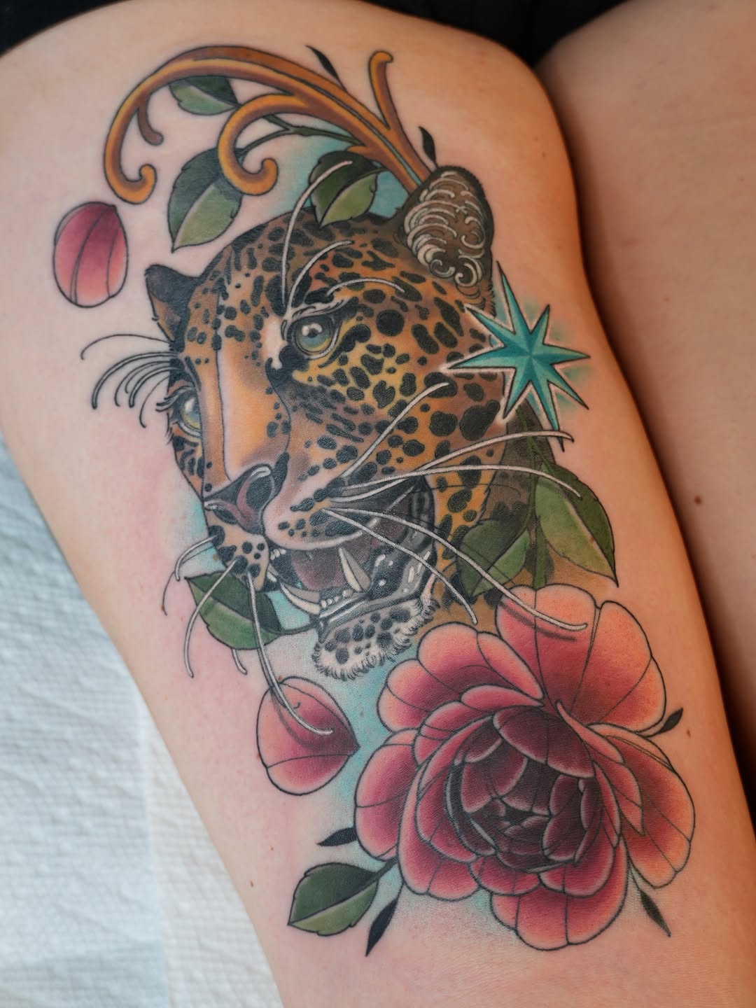 Tattoo by @madelinekristentattoo — neo_traditional, illustrative