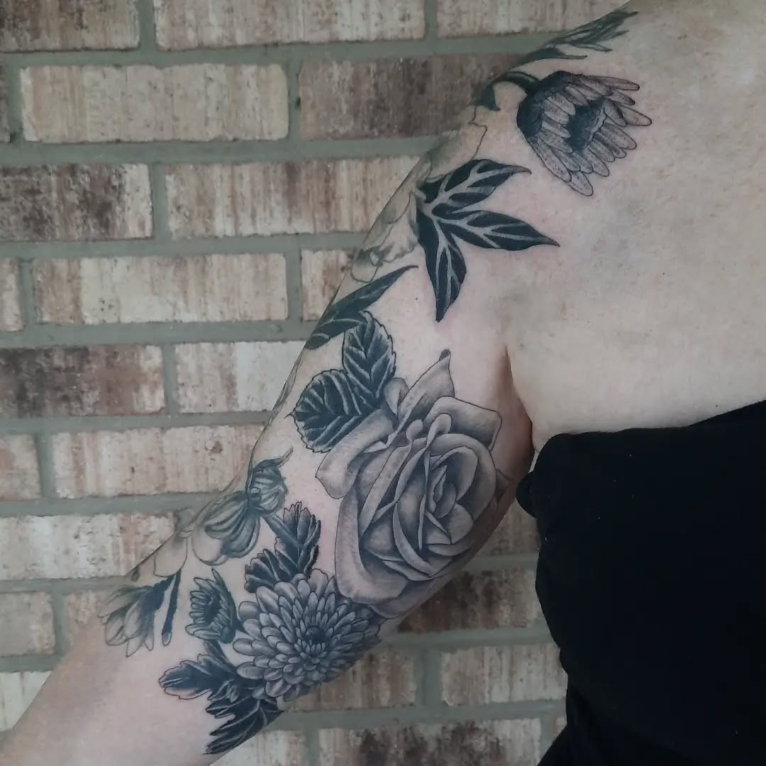 Tattoo by @k8carley_tattoos โ black_and_grey, realism