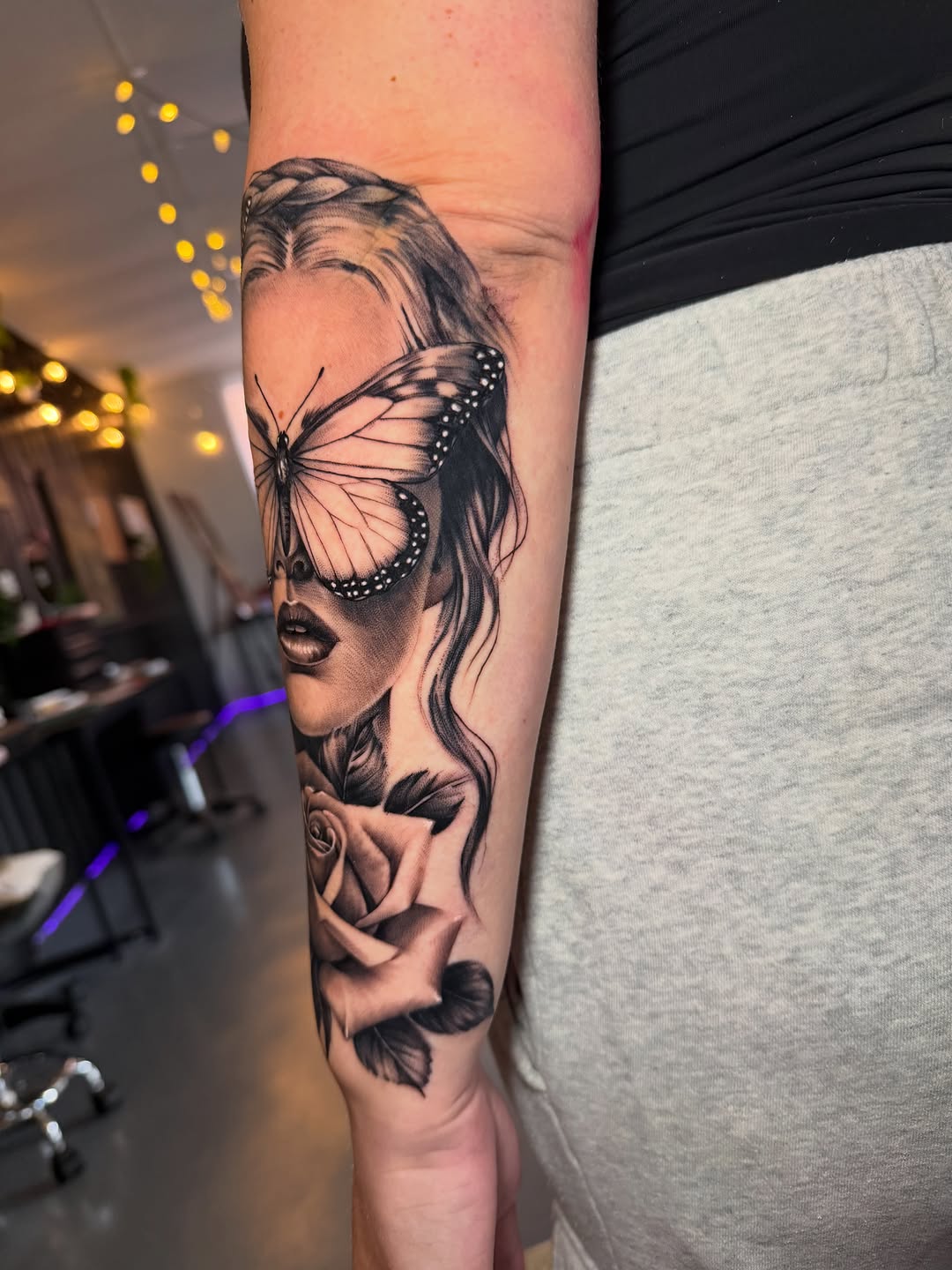 Tattoo by @hassintattoo — black_and_grey, realism