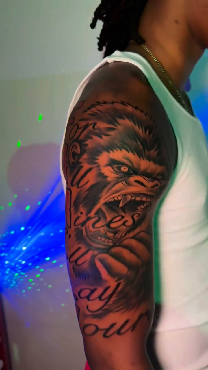 Tattoo by @macink__ — realism, black_and_grey
