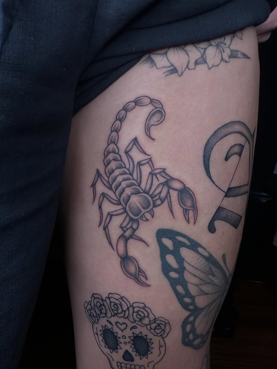 Tattoo by @lady.ames — black_and_grey, realism