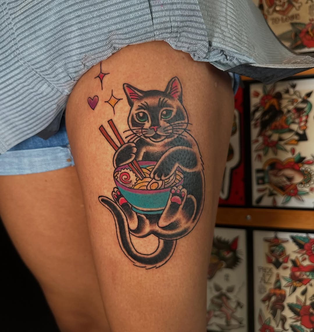 Tattoo by @whitneycreeptattoos — american_traditional, neo_traditional