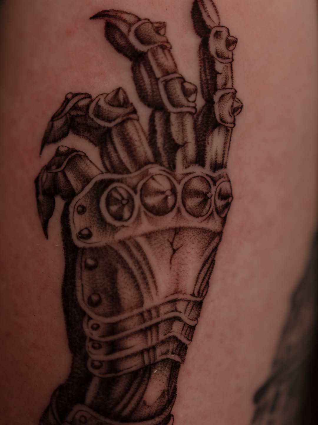 Tattoo by @wispytats — black_and_grey, illustrative